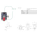 PTO Switch Electrical Pneumatic 1 Way 1/8 BSP With LED Indicator