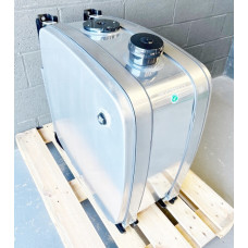 Hydraulic Oil Tank 200 Litre Side Mounted Aluminium Stainless Steel Strap Twin Line 