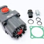 105L Hydraulic Piston Pump 9 Pistons 4 Bolt ISO Bi-Directional