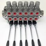 Hydraulic Monobloc Spool Control Valve 80L 6 Bank