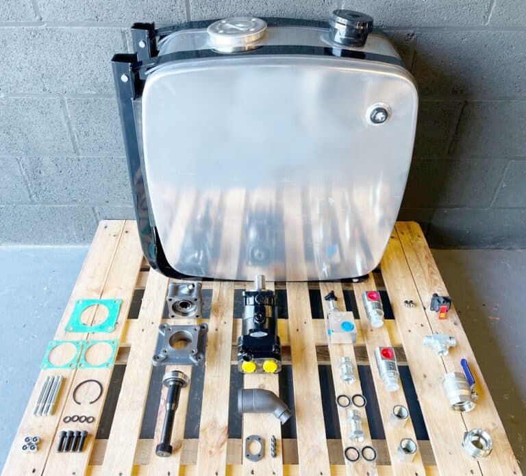 Renault twin line wet kits for walking floors: Specs and features M W