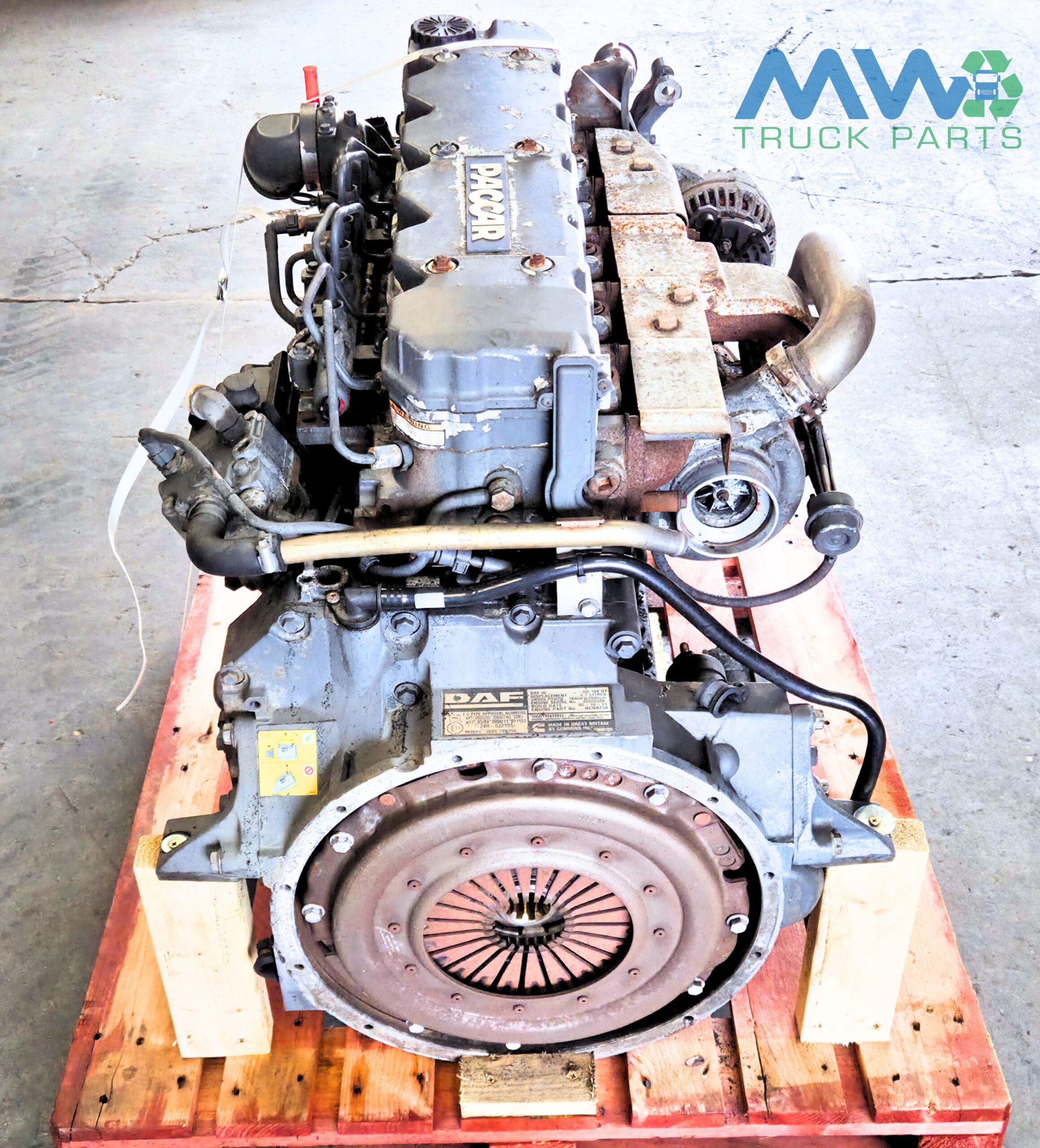 DAF CF65.250 Paccar Engine Cummins ISB6 7E5250 Euro 5 Complete Engine Assembly (2)